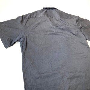 Solid size work shirt short sleeve
